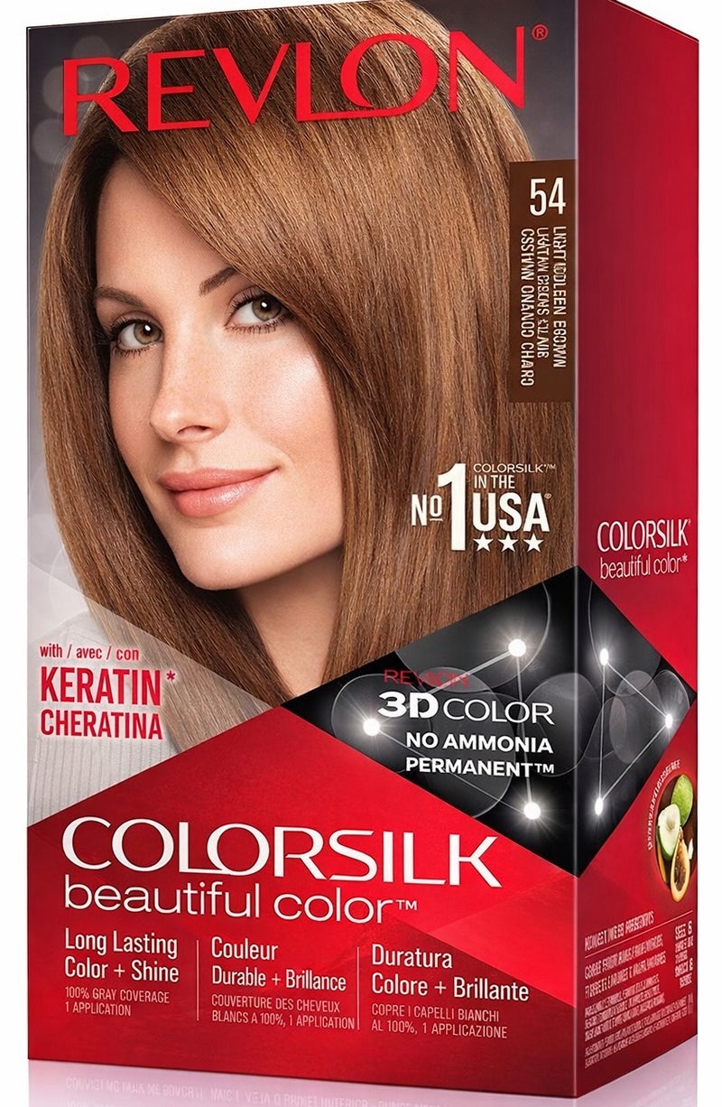 ريفلون صبغة شعر ريفلون كولور سيلك رقم 54 – بني ذهبي فاتح - Image 1